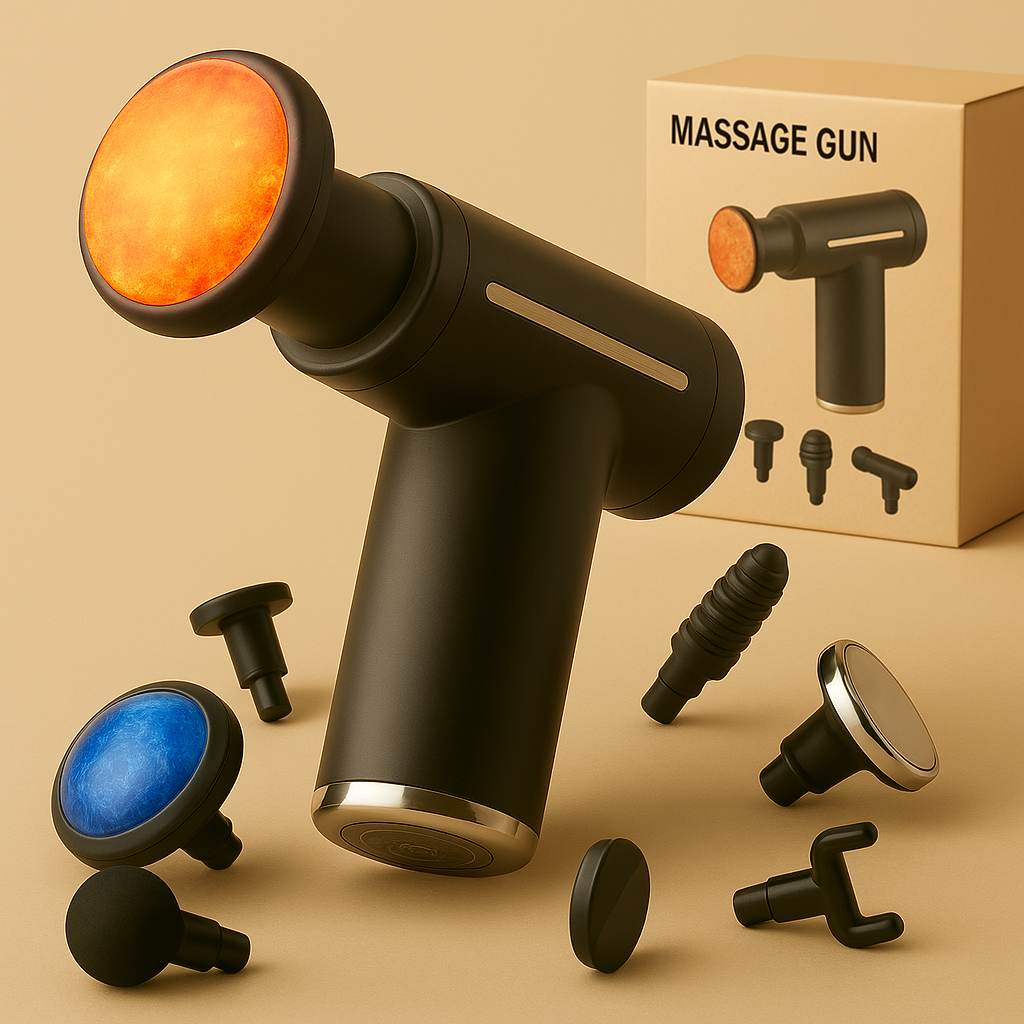 HBH Dual-Therapy Massage Gun – Heat & Cold Percussion Device for Everyday Recovery