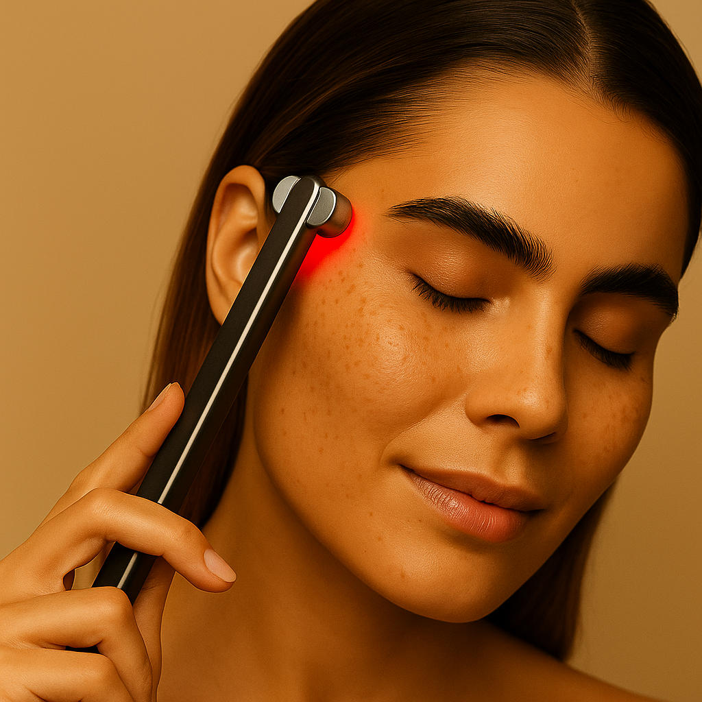 HBH Red Light Facial Wand – EMS Skin Tightening & Collagen Boost Therapy